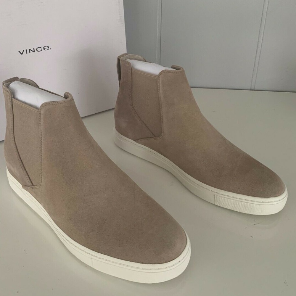 NEW VINCE Sz 8.5 NEWLYN HIGH TOP CHELSEA boot